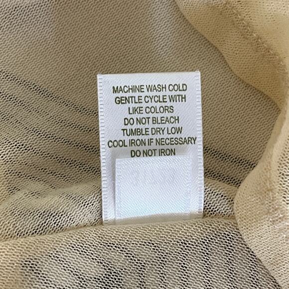 Garnet Hill Striped Short Sleeve Dress Cream Gray Stripe sz 16 - Picture 7 of 7